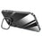 SULADA For iPhone 13 Case Camera Kickstand Shockproof TPU+PC Clear Phone Cover - Black - 1