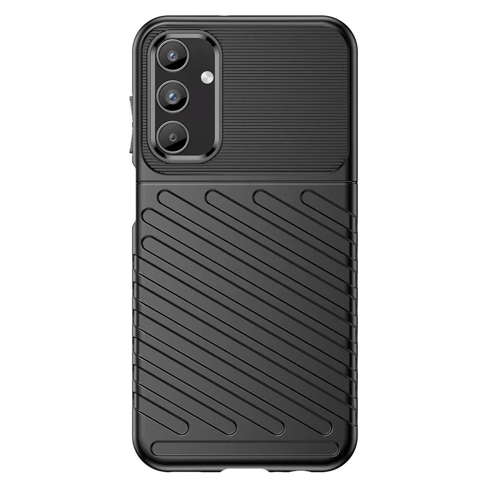 Thunder Series For Samsung Galaxy A15 5G Case Thicken TPU Cell Phone Cover Protective Shell - Black - 7