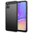 For Samsung Galaxy A05 4G Case Anti-Scratch Cover TPU Carbon Fiber Texture Phone Shell - Black - 1
