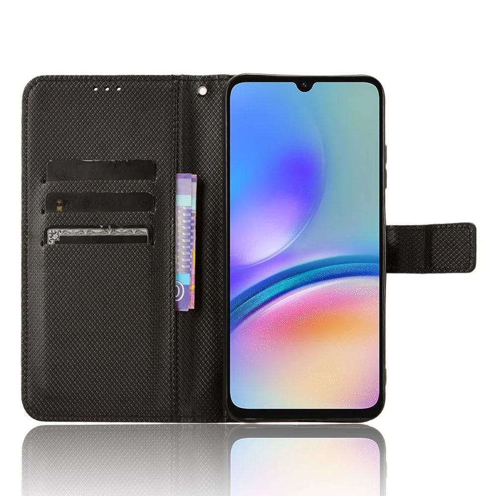 For Samsung Galaxy A05s 4G / M14 4G Case Stand Wallet Phone Leather Cover - Black - 2