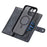 VILI GVB Series for iPhone 15 Pro Max Case RFID Blocking Leather Detachable Phone Cover - Black - 2