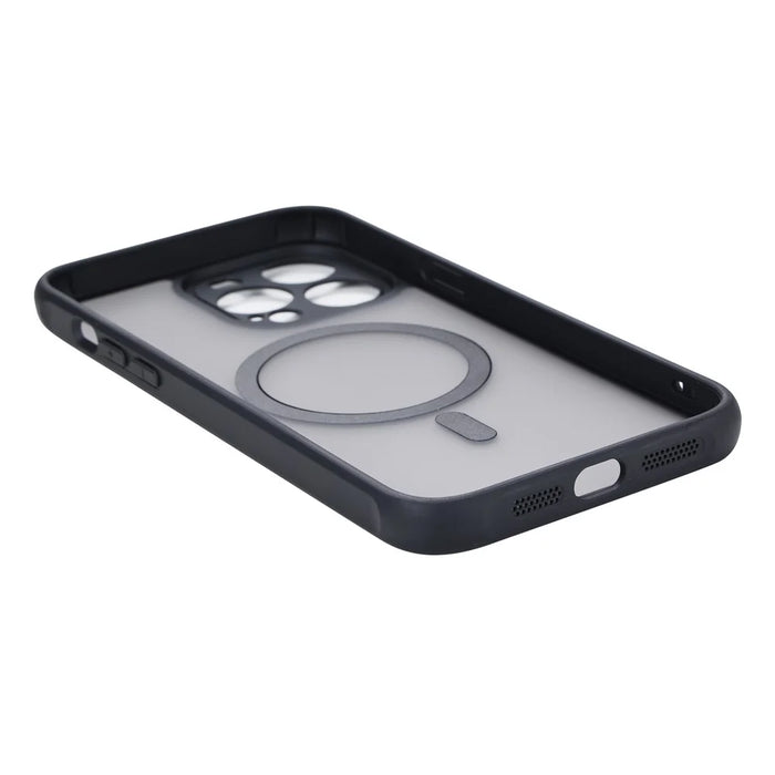 VILI GVB Series for iPhone 15 Pro Max Case RFID Blocking Leather Detachable Phone Cover - Black - 7