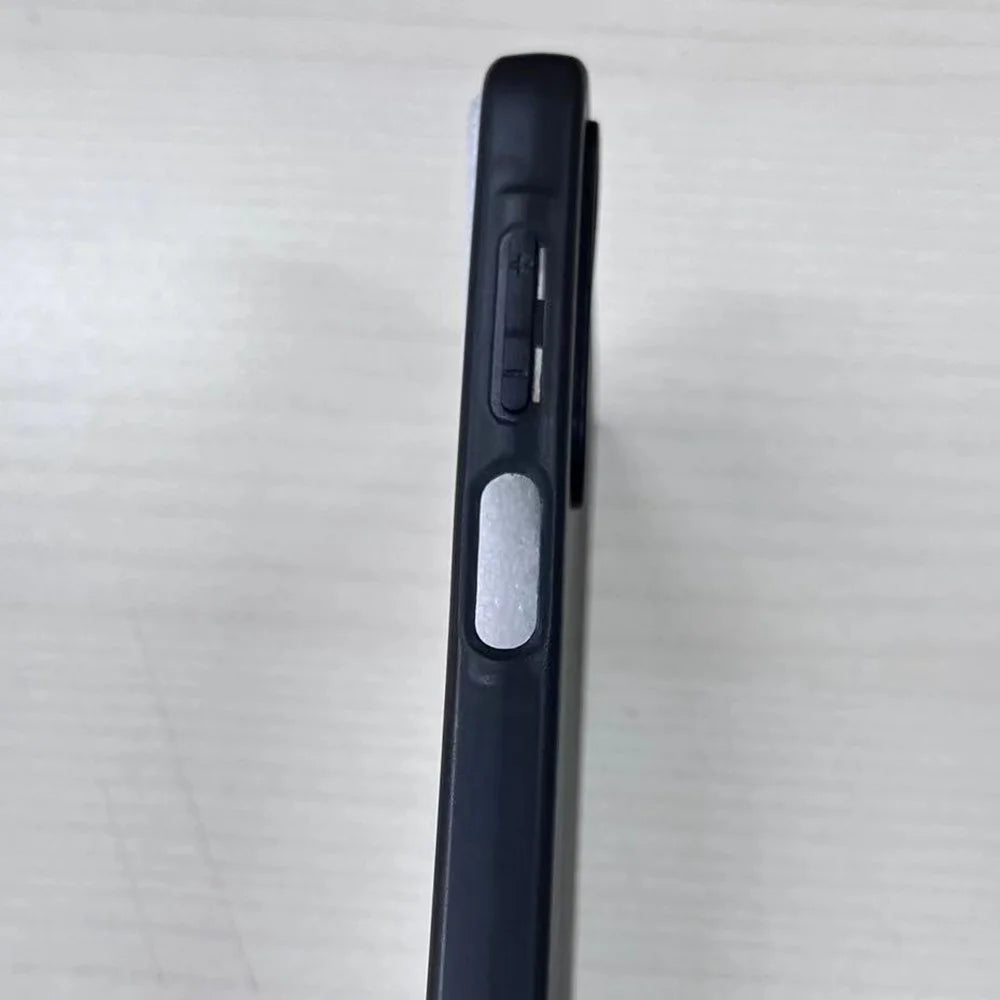 For Samsung Galaxy A15 4G Case Glossy Black Cell Phone Cover TPU Shell (Big Rear Lens Hole) - 3