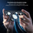 XUNDD For iPhone 15 Pro Cover Hollow Holes Drop-proof TPU Phone Case - Transparent Black - 5