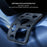 XUNDD For iPhone 15 Pro Cover Hollow Holes Drop-proof TPU Phone Case - Transparent Black - 6