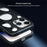 XUNDD For iPhone 15 Pro Cover Hollow Holes Drop-proof TPU Phone Case - Transparent Black - 7