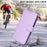 For iPhone 15 Magnetic Case BETOPNICE Detachable PU Leather Phone Cover with Strap - Purple - 6