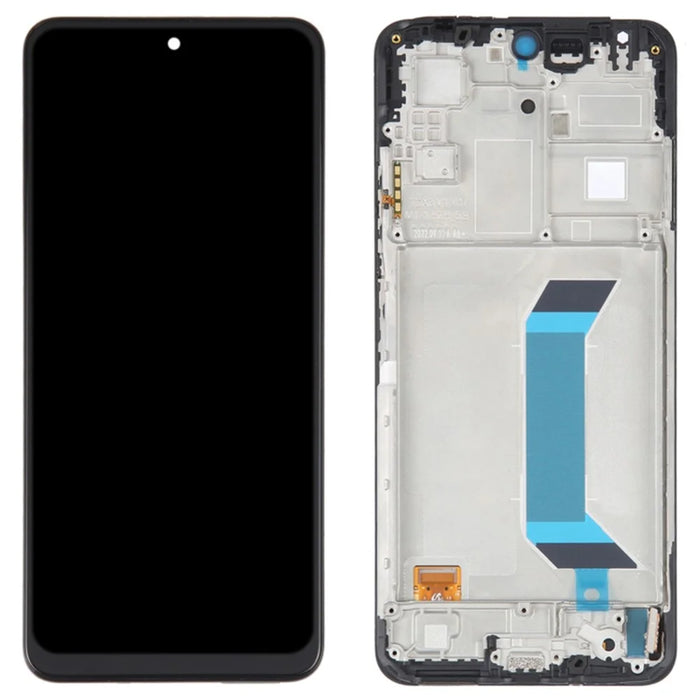 For Xiaomi Poco X5 5G / Xiaomi Redmi Note 12 5G (Global) Grade C OLED Screen and Digitizer Assembly + Frame Spare Part (without Logo) - 1