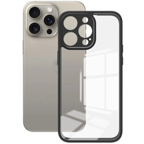 IMAK UX-9A Series for iPhone 15 Pro Max Anti-Scratch Phone Case Clear PC + TPU Mobile Phone Shell - 1