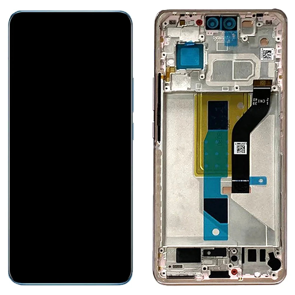 For Xiaomi Civi 2 5G / 13 Lite OEM Grade S AMOLED Screen and Digitizer Assembly + Frame Spare Part (Without Logo) - Pink - 1