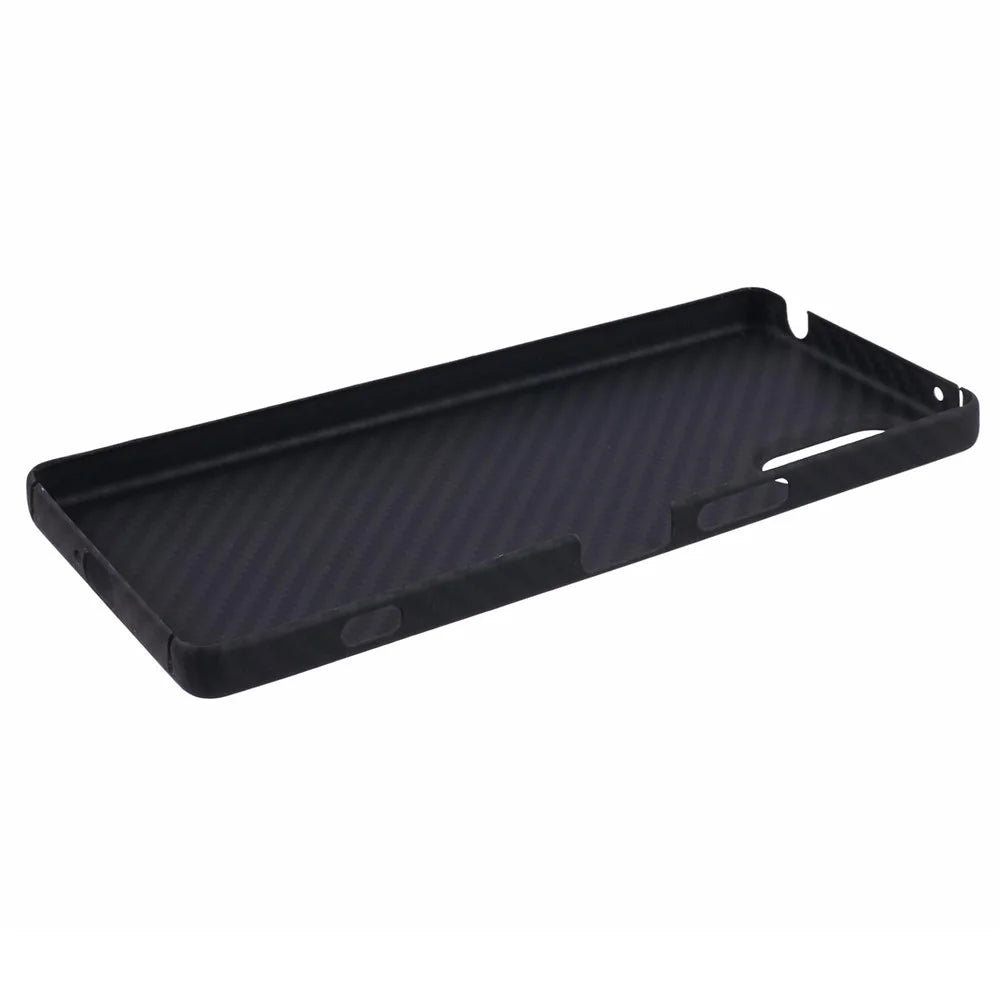 For Sony Xperia 5 V Case Aramid Fiber Anti-drop Phone Cover - 1500D-Matte Black - 5