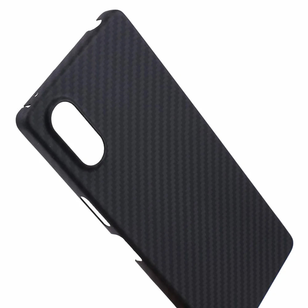 For Sony Xperia 5 V Case Aramid Fiber Anti-drop Phone Cover - 1500D-Matte Black - 6