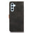 KHAZNEH For Samsung Galaxy A15 4G Case Cowhide Texture PU Leather Stand Phone Cover - Black - 7