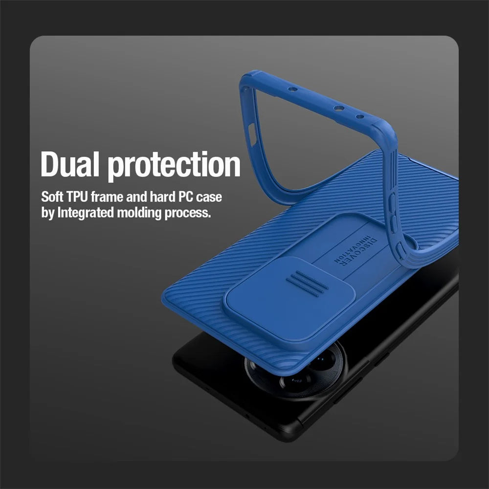 NILLKIN CamShield Pro Series For OnePlus Ace 2 Pro 5G Case Slide Camera Lid PC+TPU Phone Cover - Black - 7