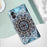 For Samsung Galaxy A15 4G Leather Case with Strap and Card Holder Pattern Printing Phone Stand Cover - Mandala Flower - 5