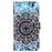 For Samsung Galaxy A15 4G Leather Case with Strap and Card Holder Pattern Printing Phone Stand Cover - Mandala Flower - 6
