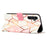 For Samsung Galaxy A05s 4G Leather Case with Shoulder Strap Marble Pattern Phone Stand Cover - Pink+White LS002 - 3
