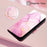 For Samsung Galaxy A05s 4G Case with Strap Marble Pattern Leather Phone Cover Card Holder - Pink+Purple+Gold LS001 - 5
