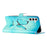 For Samsung Galaxy A15 5G Case Wallet PU Leather Pattern Print Phone Cover - Blue Butterfly - 3