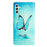 For Samsung Galaxy A15 5G Case Wallet PU Leather Pattern Print Phone Cover - Blue Butterfly - 7