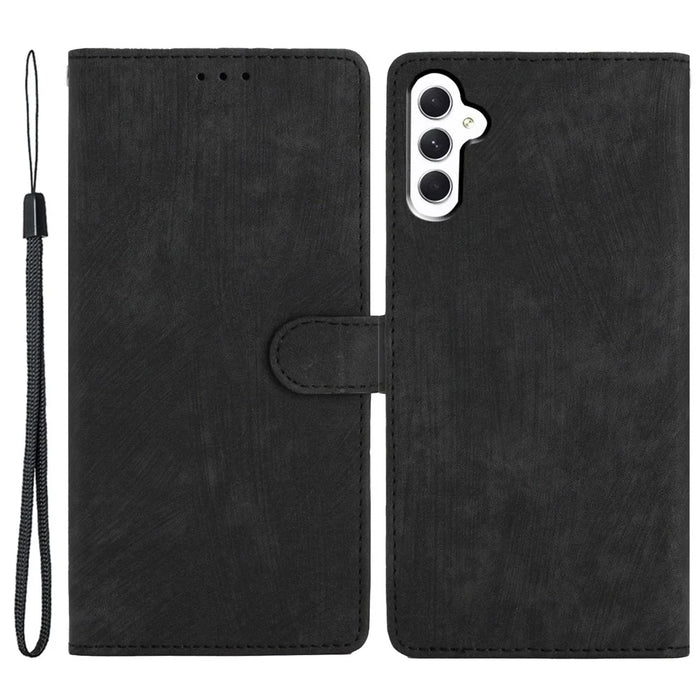 For Samsung Galaxy A15 5G Case Stand Wallet Phone Leather Cover - Black - 1