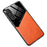 For Samsung Galaxy M54 5G / F54 5G Case Precise Cutout Leather Coated TPU+PC Phone Cover - Orange - 1