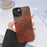 For iPhone 14 Case Crocodile Texture Anti-scratch PU Leather Coated TPU Cell Phone Cover - Red - 4