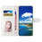 For Samsung Galaxy A22 5G (EU Version) Case Wallet PU Leather 3D Pattern Phone Cover - Flowers - 2