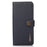 KHAZNEH For Samsung Galaxy A05 4G Case Wallet RFID Blocking Genuine Cow Leather Phone Cover - Blue - 7