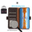 KHAZNEH For Samsung Galaxy A05s 4G Case Genuine Cow Leather Phone Cover Wallet Stand RFID Blocking Shell - Brown - 5