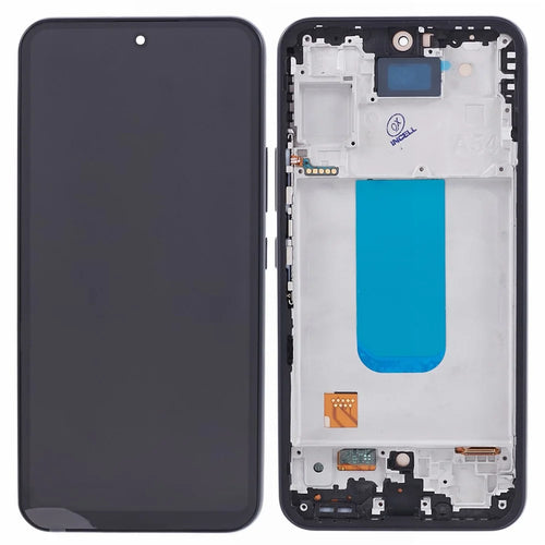 For Samsung Galaxy A54 5G A546 Grade C LCD Screen and Digitizer Assembly + Frame Replacement Part (TFT Technology) (without Logo) - Black - 1