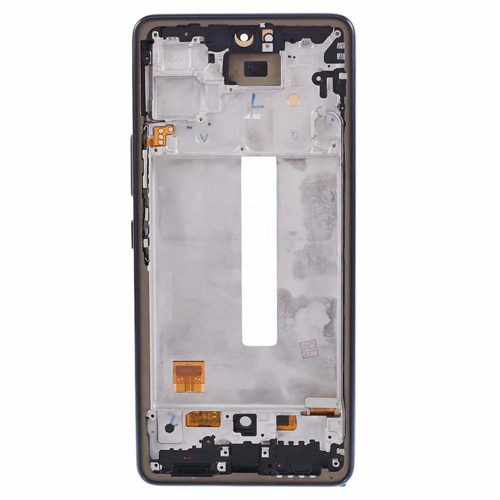 For Samsung Galaxy A53 5G A536 6.36 inch Grade C OLED Screen and Digitizer Assembly + Frame (Without Logo) - Black - 3