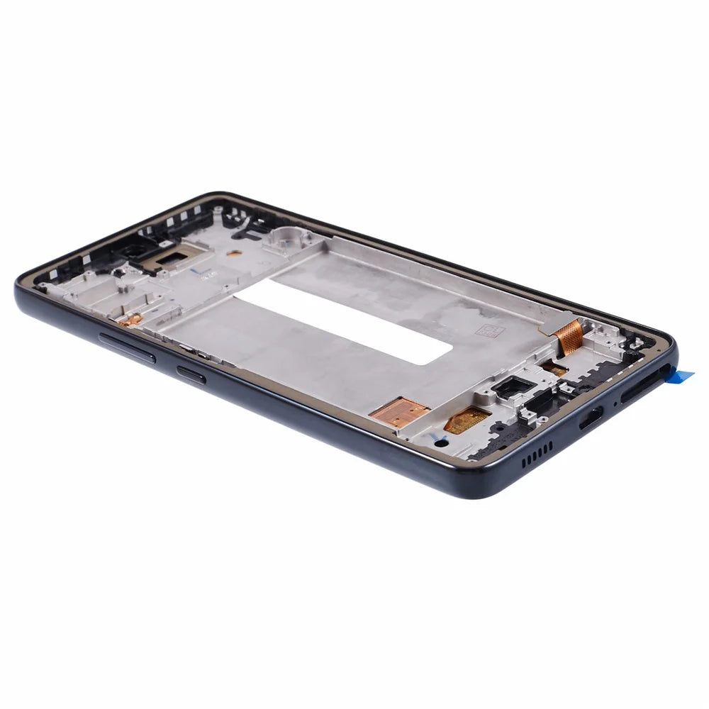 For Samsung Galaxy A53 5G A536 6.36 inch Grade C OLED Screen and Digitizer Assembly + Frame (Without Logo) - Black - 6