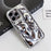For iPhone 15 Pro Case TPU Meteorite Texture Electroplated Anti-fall Phone Cover - Silver - 2