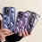 For iPhone 15 Pro Max Case Anti-scratch Electroplated Meteorite Texture TPU Phone Cover - Silver - 5