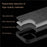 For iPhone 15 Slim-Fit Shell PU Leather+TPU+PC Phone Cover Retro Phone Case - Black - 3