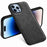 Phone Cover for iPhone 15 Pro Max Case PU Leather Coated TPU+PC Smartphone Shell - Black - 2
