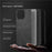 Phone Cover for iPhone 15 Pro Max Case PU Leather Coated TPU+PC Smartphone Shell - Black - 4