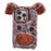 For iPhone 15 Pro Max Case Cute Pig Design Plush + TPU Soft Anti-drop Phone Cover - Brown - 1