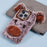 For iPhone 15 Pro Max Case Cute Pig Design Plush + TPU Soft Anti-drop Phone Cover - Brown - 6