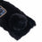 For iPhone 15 Pro Max Fluffy Furry 3D Bunny Ears Case Shockproof TPU Back Phone Cover - Black - 7