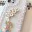 For iPhone 15 Pro Max Case Rhinestone Decor Slim-Fit Phone Cover PC Phone Shell - 5