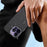 GKK For iPhone 14 Pro Case Carbon Fiber Texture Magnetic Phone Cover - Grey - 4