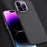 GKK For iPhone 14 Pro Case Carbon Fiber Texture Magnetic Phone Cover - Grey - 5