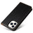 FIERRE SHANN For iPhone 15 Pro Case Magnetic Auto Closing PU Leather Phone Cover - Black - 5