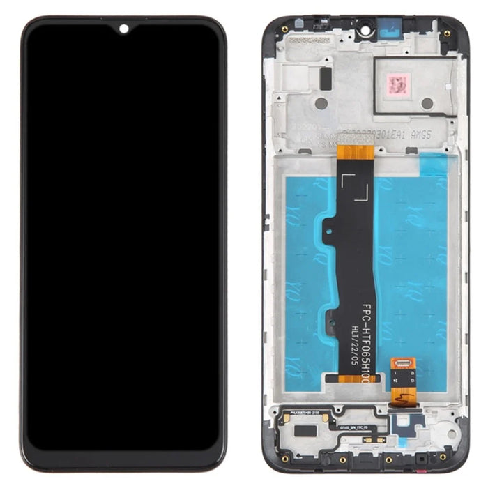 For Motorola Moto E7i Power / Moto E7 Power Grade B LCD Screen and Digitizer Assembly + Frame Replacement Part (without Logo) - 1