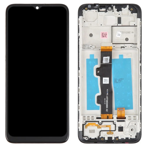 For Motorola Moto E7 Grade B LCD Screen and Digitizer Assembly + Frame Replacement Part (without Logo) - 1