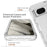 For Google Pixel 8 Case Gradient PC+TPU Phone Cover with PET Screen Protector - Transparent - 3