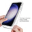 For Samsung Galaxy S23 FE Phone Case TPU+PC Clear Back Cover - Transparent - 3