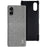 IMAK Ruiyi Series for Sony Xperia 5 V Case Cloth Texture Shell Shockproof PU Leather + PC Cell Phone Cover - Light Grey - 3